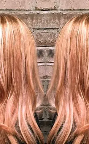 Honigblondes Shatush