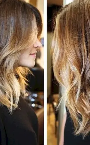Cascade Balayage Shattoos für dunkleres braunes HaarBalayage Cascade BalayageCascade BalayageCascade BalayageCascade BalayageCascade BalayageSheggie Long Bob