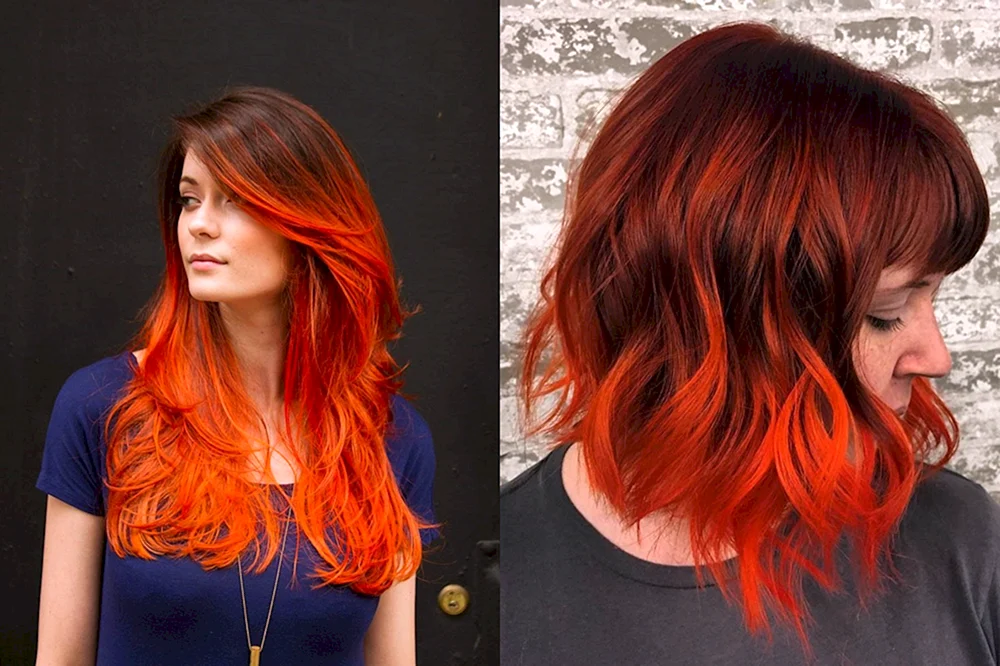 Blonde Haarfärbung