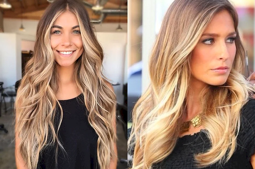 Weizenblond Shatush