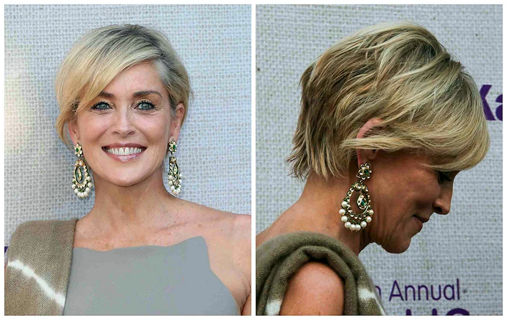 Sharon Stone kurzer Haarschnitt