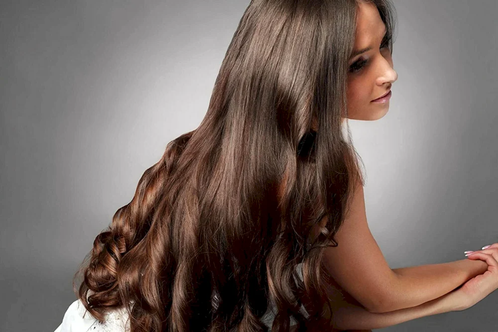 Karamellbraunes Matrix Haar