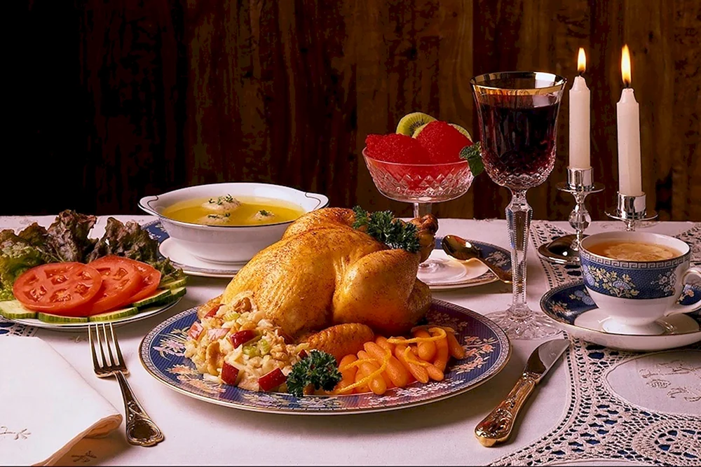 Schönes Abendessen