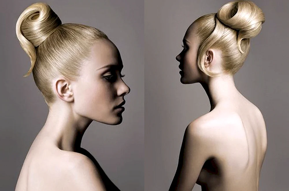 Frisuren mit Dutt