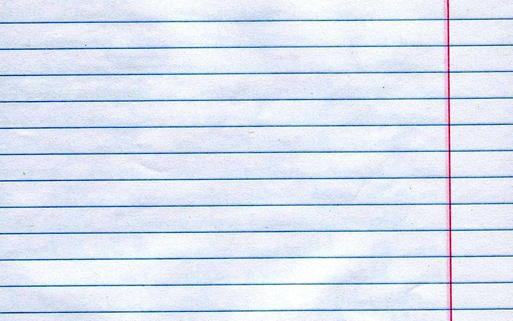 Geglättetes liniertes Papier