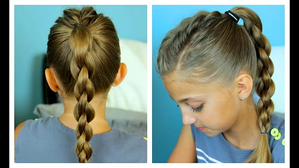 Mädchenfrisuren für die Schule