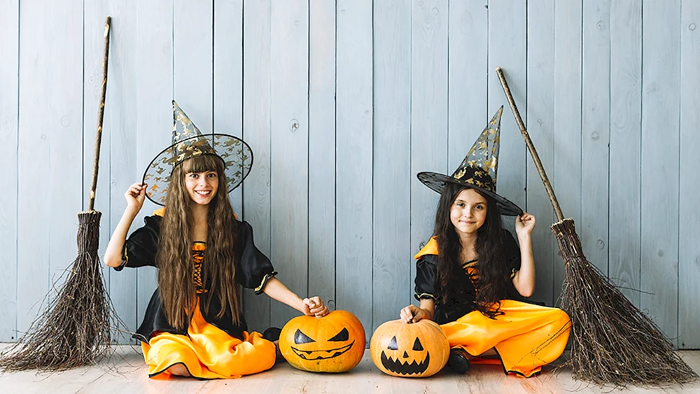 Halloween Hexenhut für Kinder