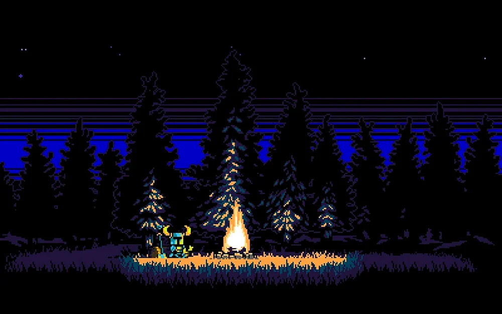 Shovel Knight Lagerfeuer