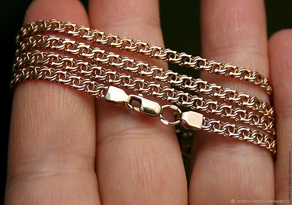 Italienische Python Gold Kette Venedig
