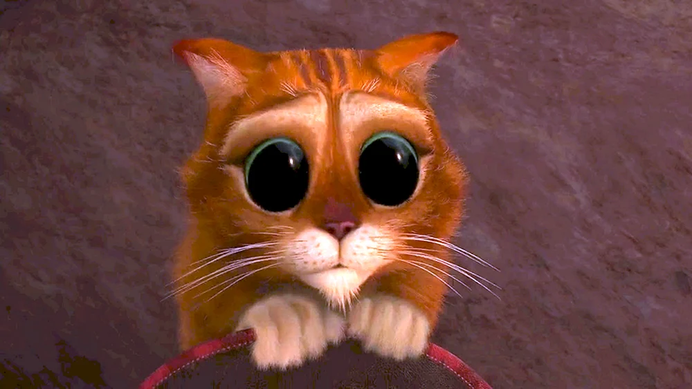 Shrek der gestiefelte Kater niedliche Augen