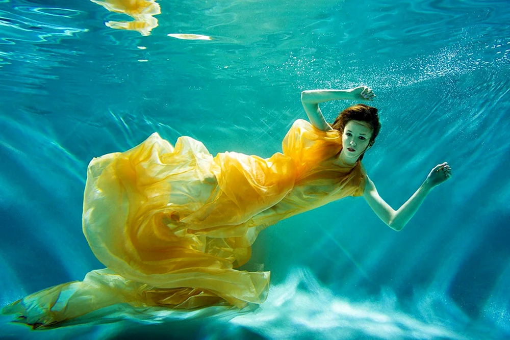 Fotoshooting unter Wasser
