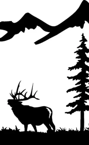 Waldsilhouette