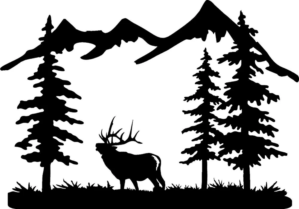 Waldsilhouette