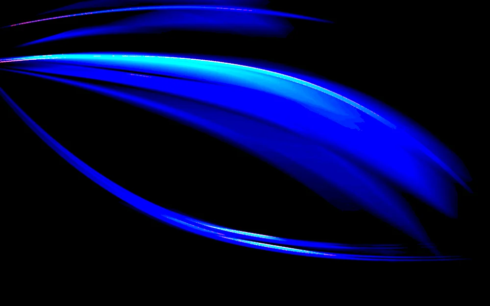 Blaue Muster auf schwarzem Hintergrund