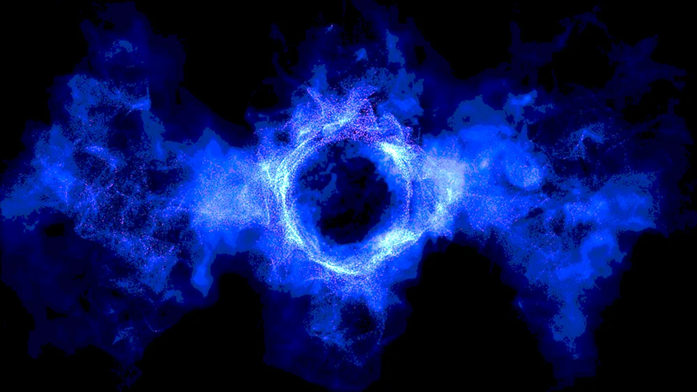 Schwarzer blauer Hintergrund