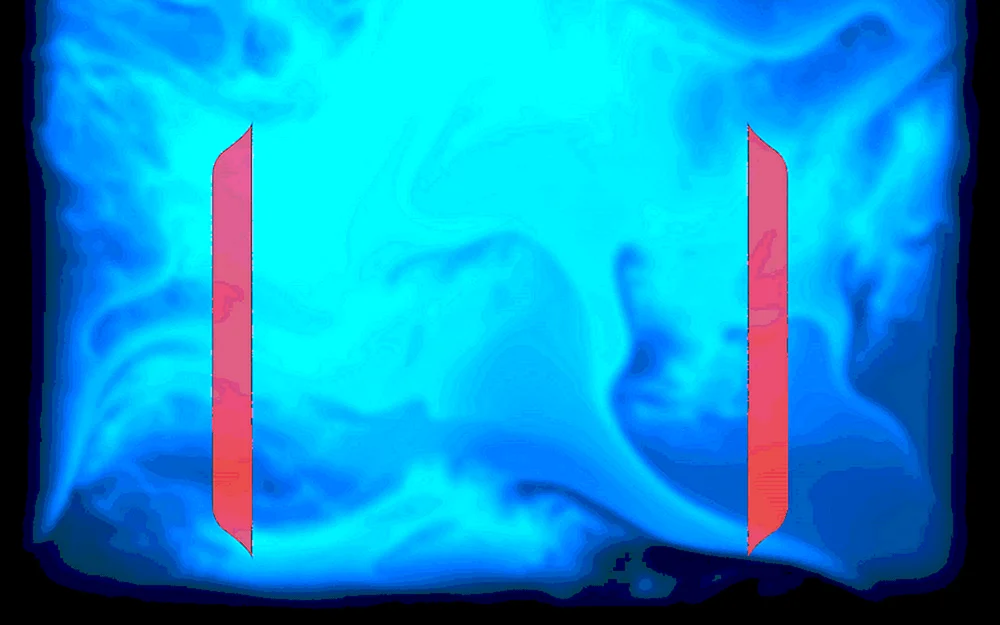 Blauer Hintergrund für Profil