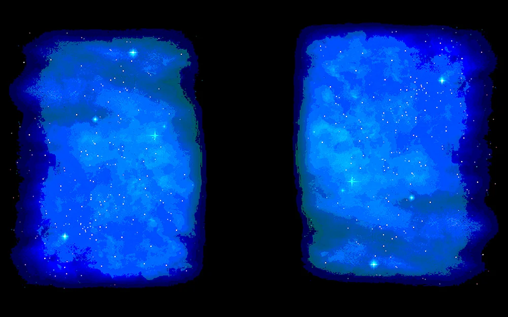 Blauer Hintergrund für Profil