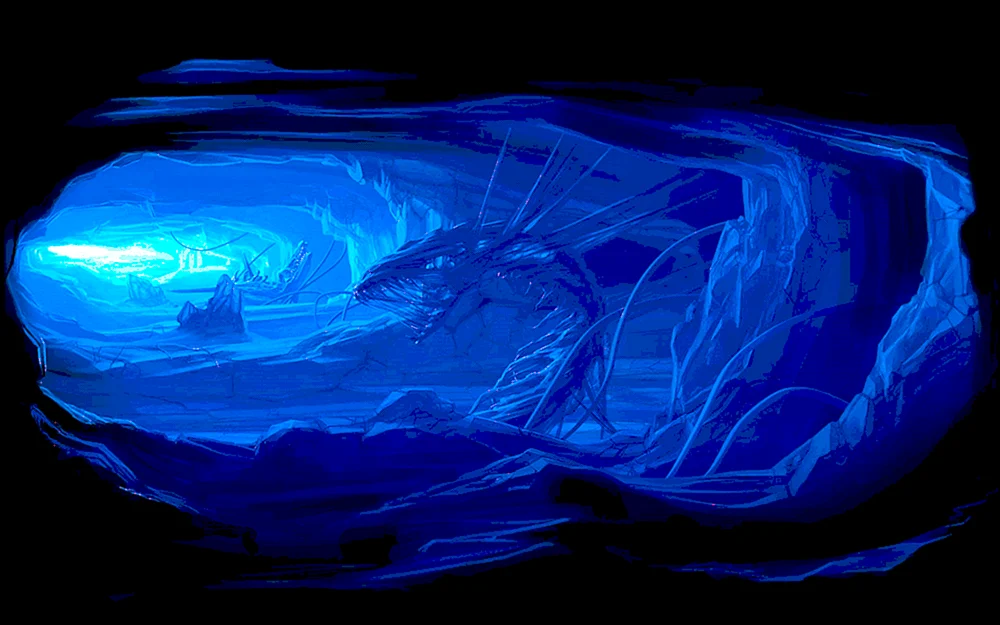 Blauer Hintergrund für Profil