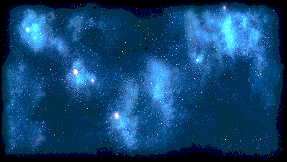 Blauer Raum