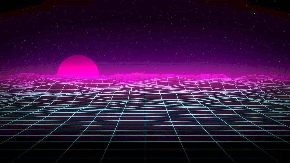 Neon Gitter 80er