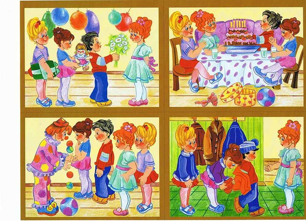 Erzählbilder für Kinder