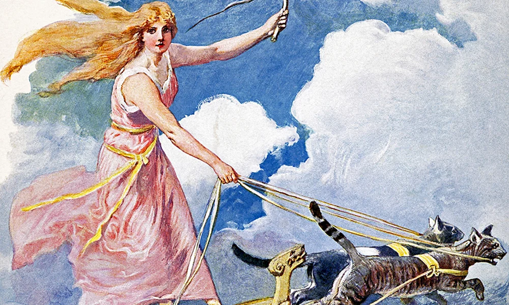 Skandinavische Götter Freya