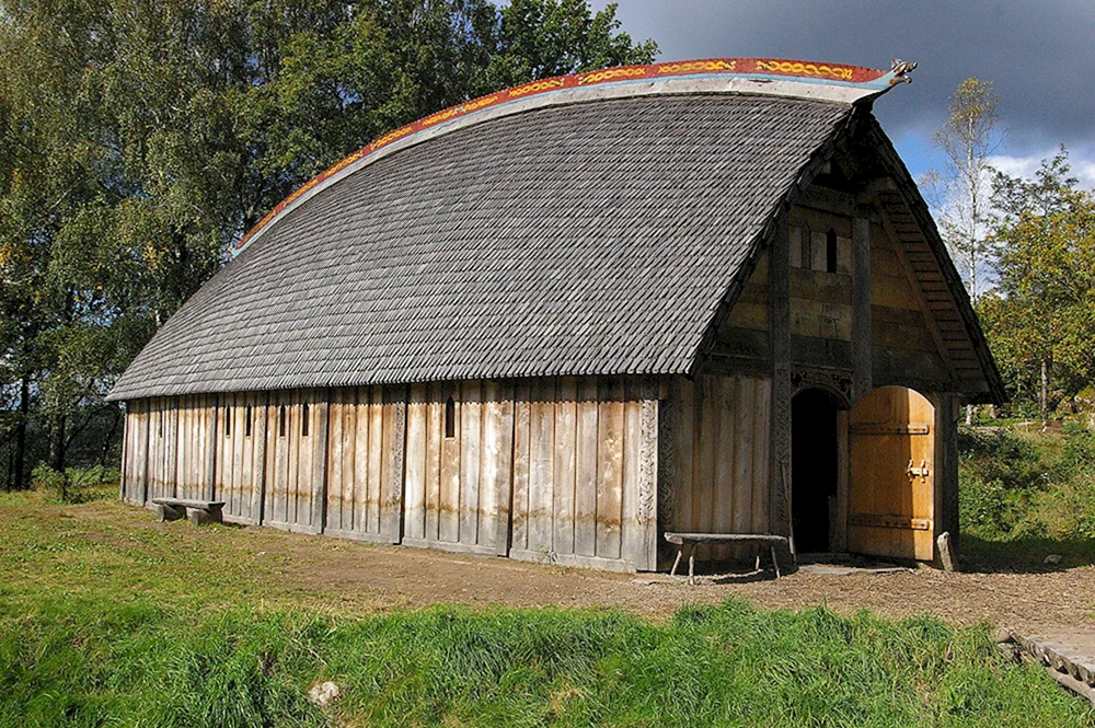 Wikingerarchitektur Wikingerhaus Jarl's HausKeltische Dorfkunst