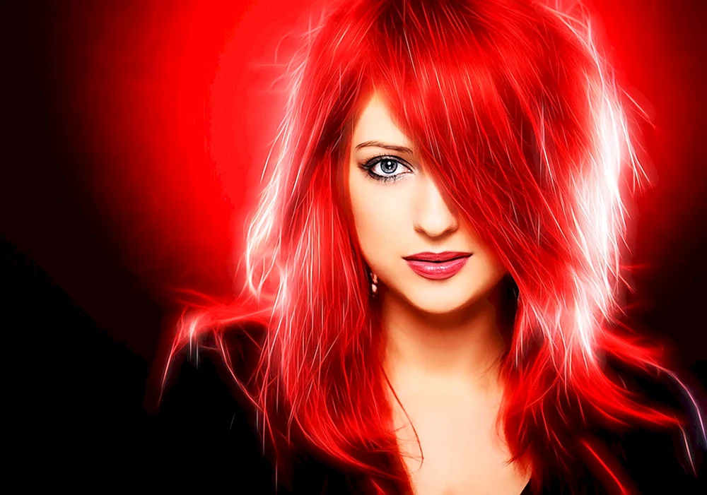 Scarlet Taylor mit rotem Haar