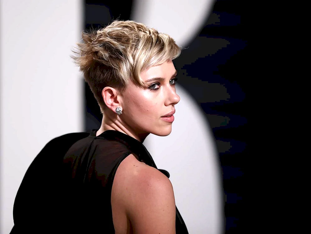 Scarlett Johansson Vokuhila Haarschnitt