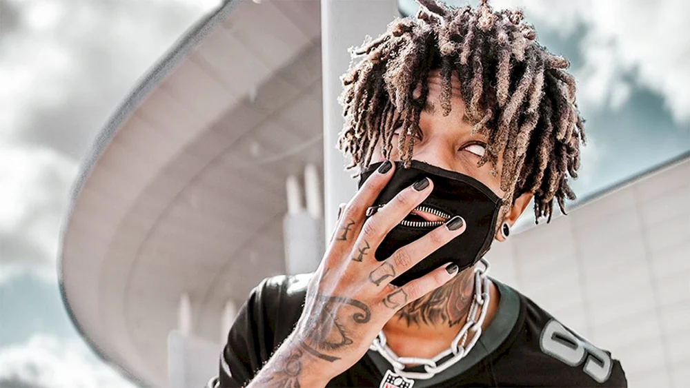 Rapper mit Dreadlocks