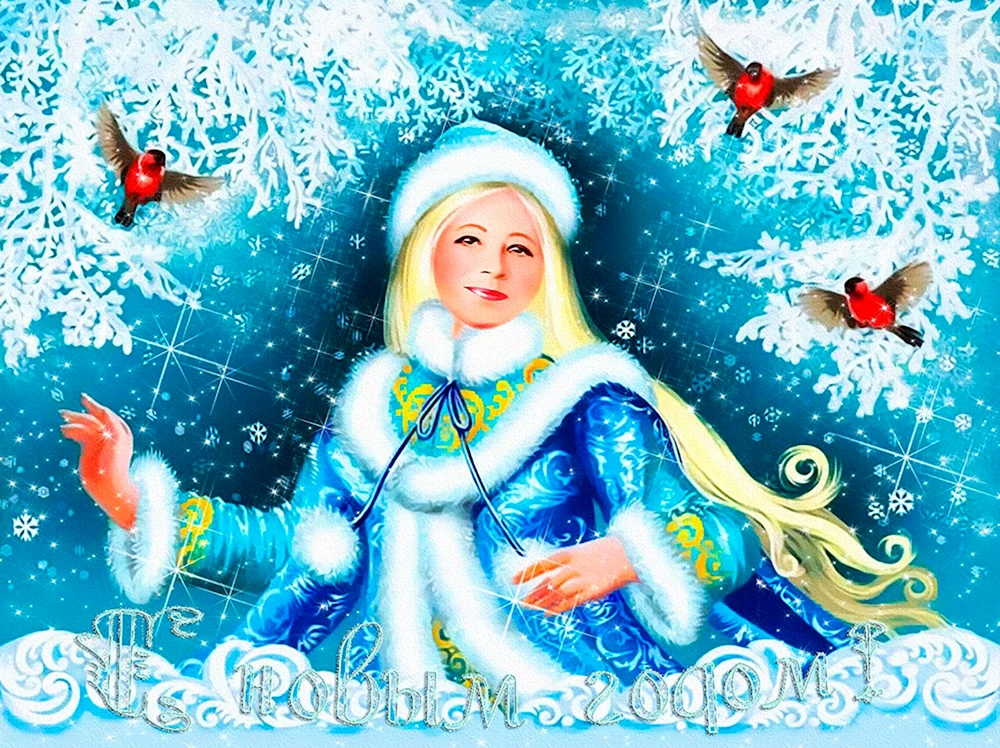 Märchenhafte Schneemädchen
