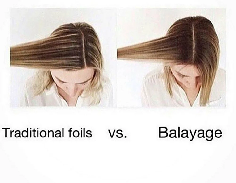 Balayage Färbetechnik