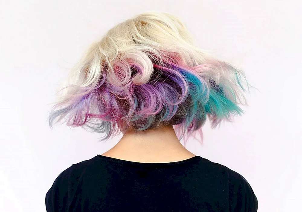 Versteckte Haarfarbe