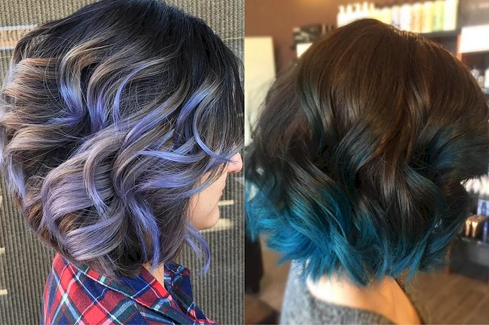 Hidden hair colouring