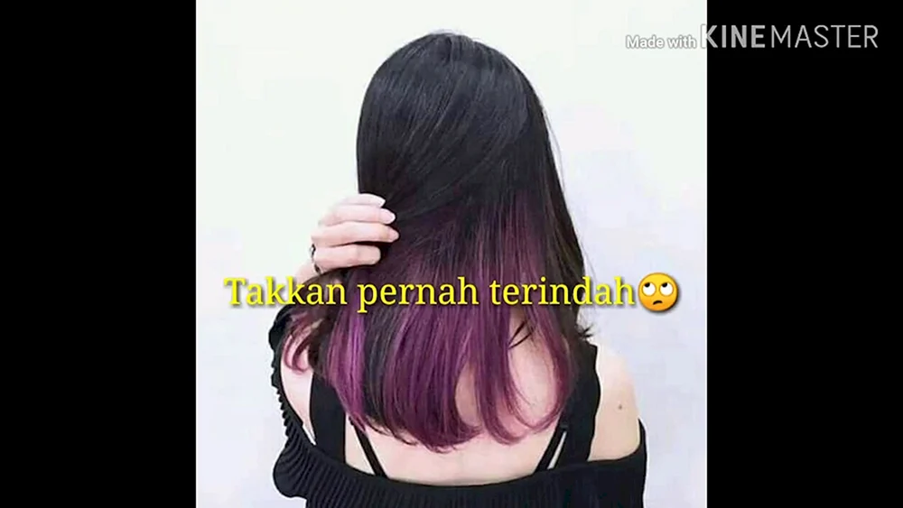 Blue tips. Haare