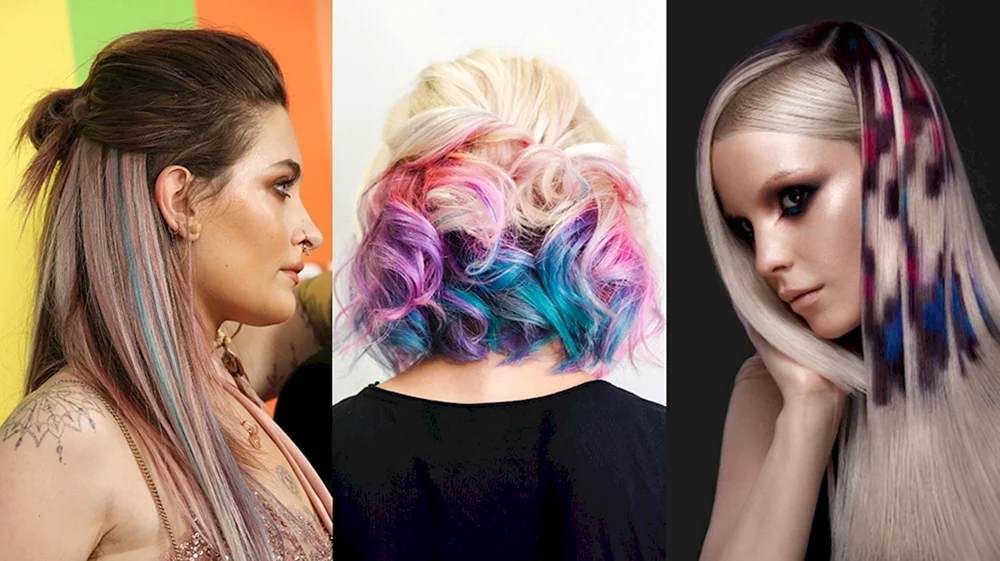 Versteckte Haarfärbung