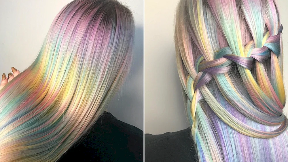 Schöne Haarfärbung auf Blondes Haar