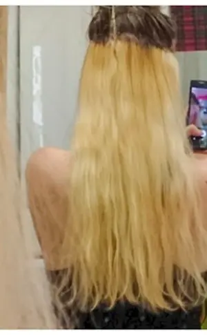Verdeckte Haarfärbung Aufhellung