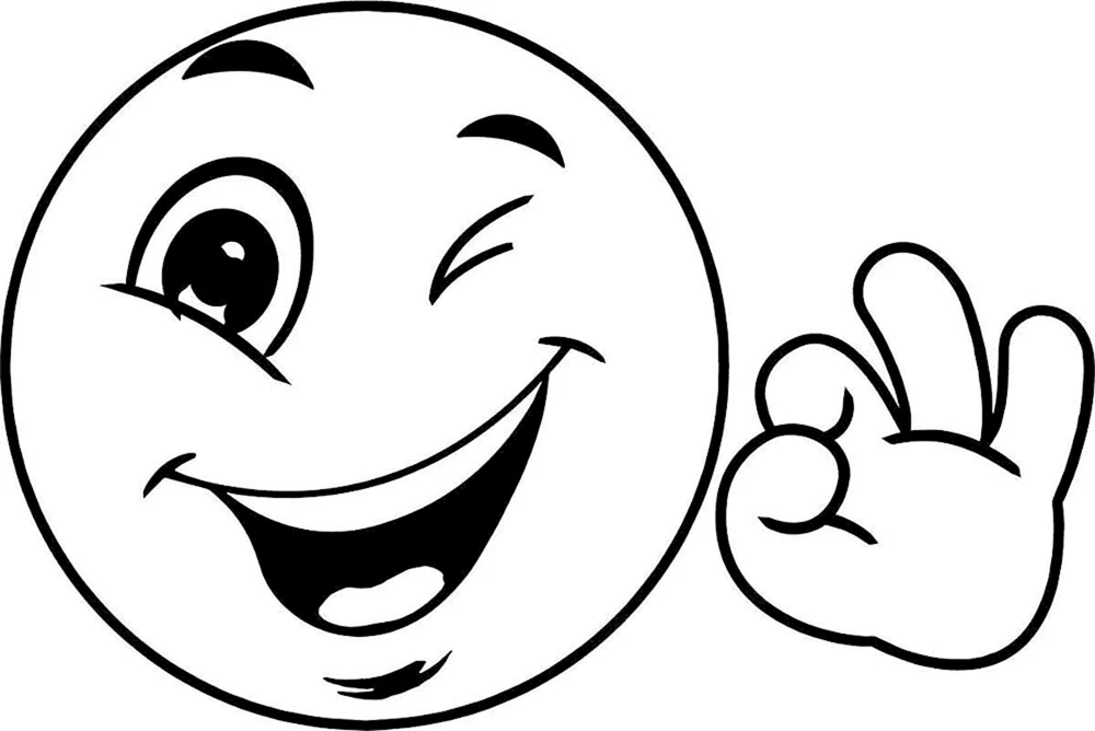 Smiley-Gesichter zum Ausmalen