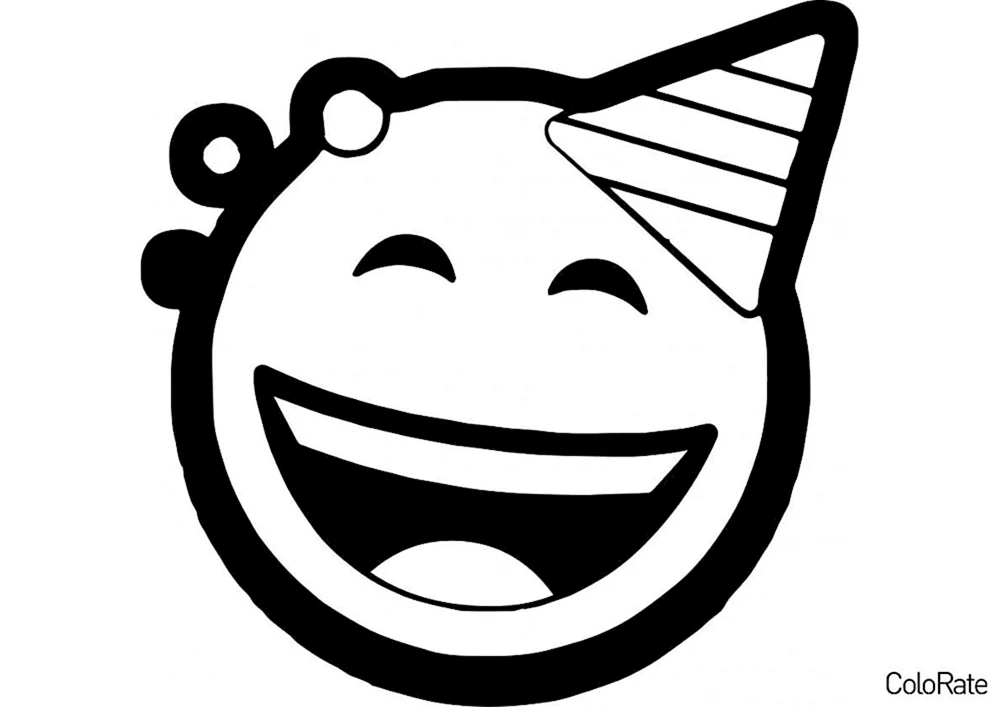 Smiley-Aufkleber bb