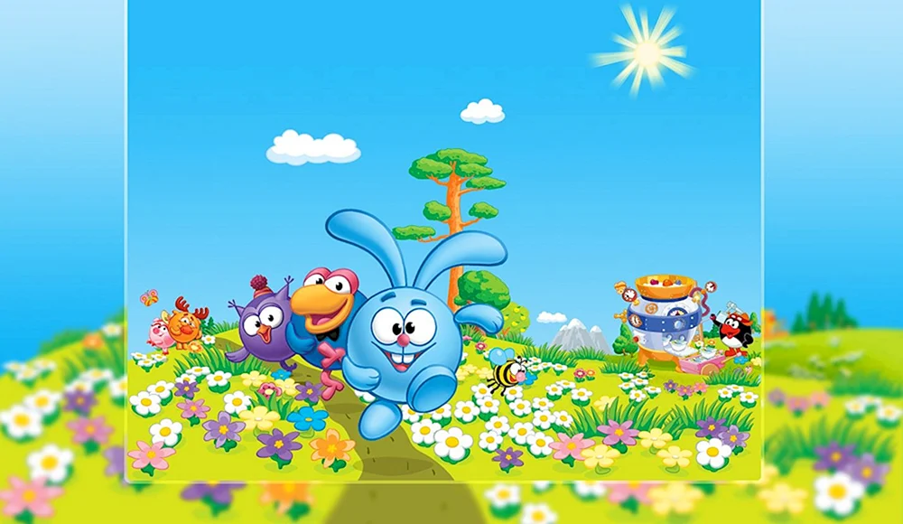 Smeeshariki Glade Hintergrund