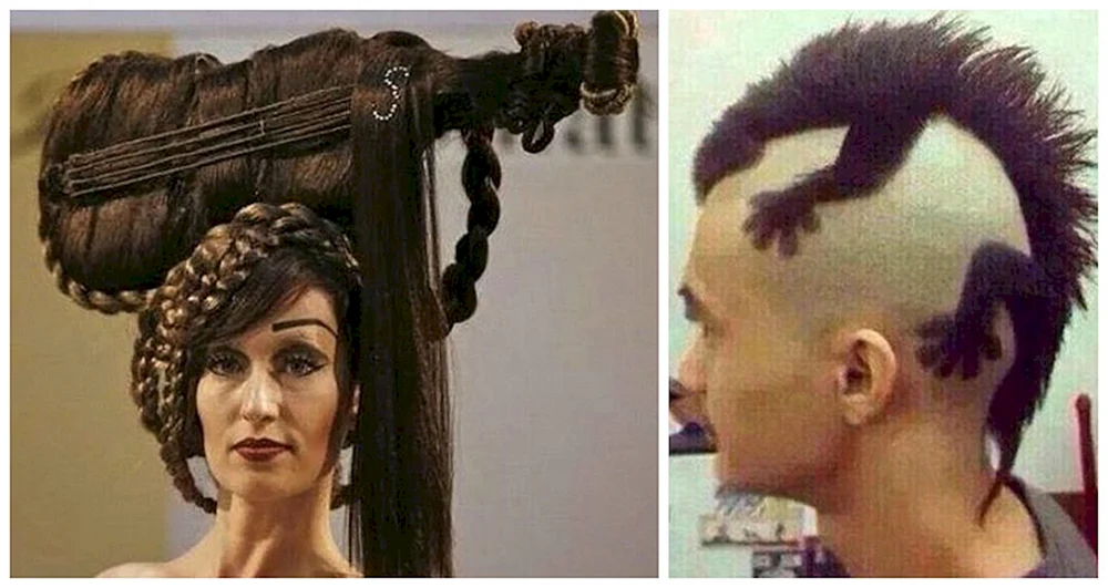 Lustige Frisuren