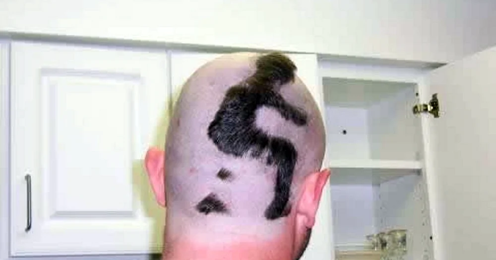 Lustige Haarschnitte