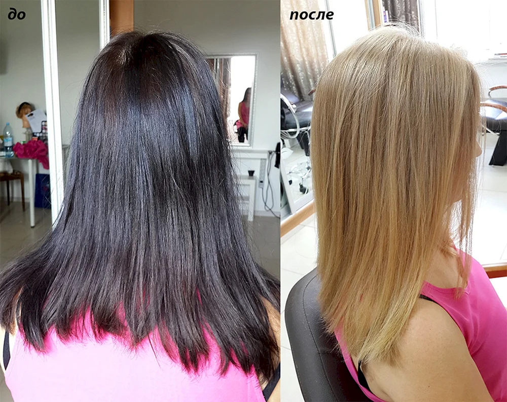 Dunkelblond Balayage
