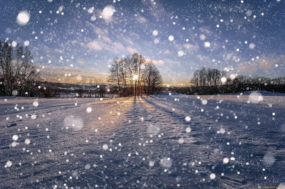 Fallender Schnee