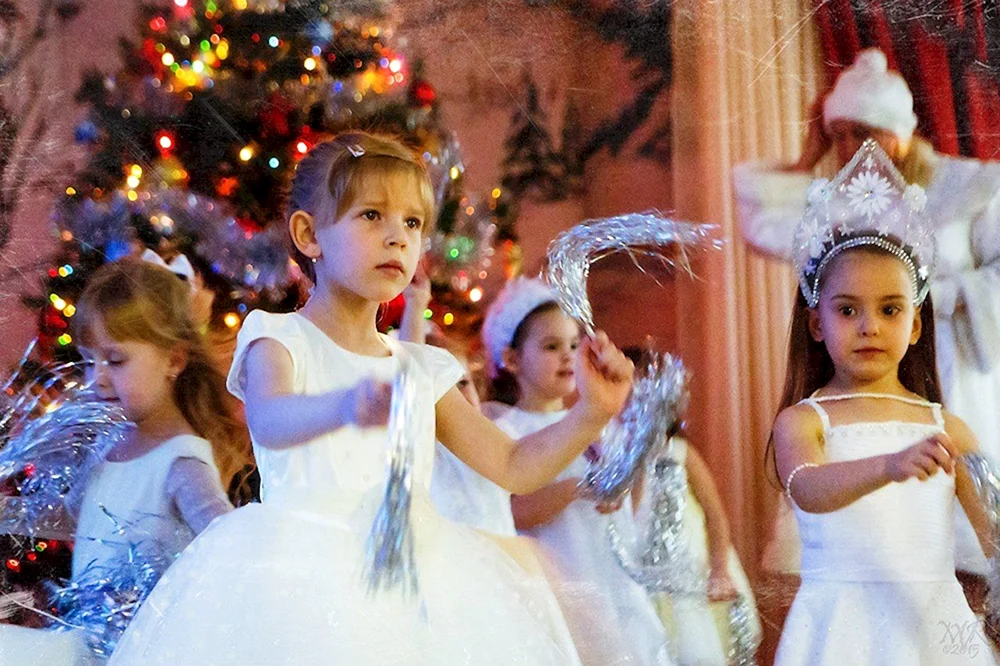 Schneeflocken-Kleid
