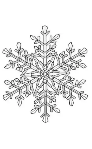 Schneeflocken zeichnen