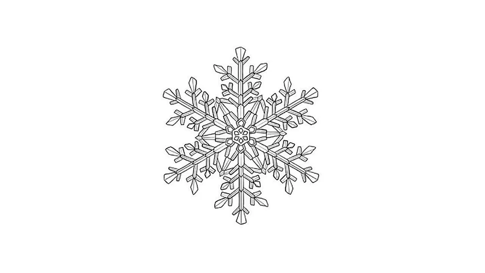 Schneeflocken zeichnen