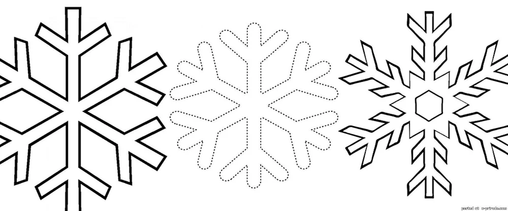 Schneeflocken zeichnen