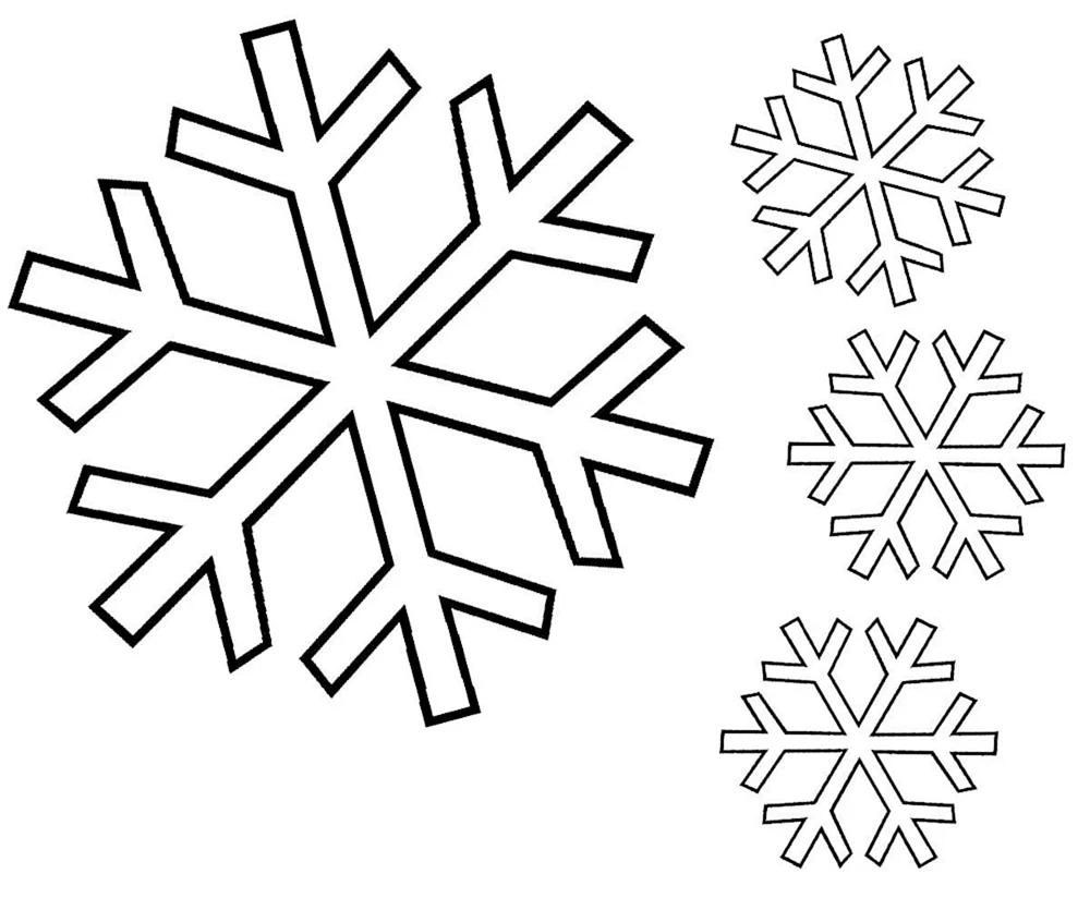 Schneeflocken zeichnen